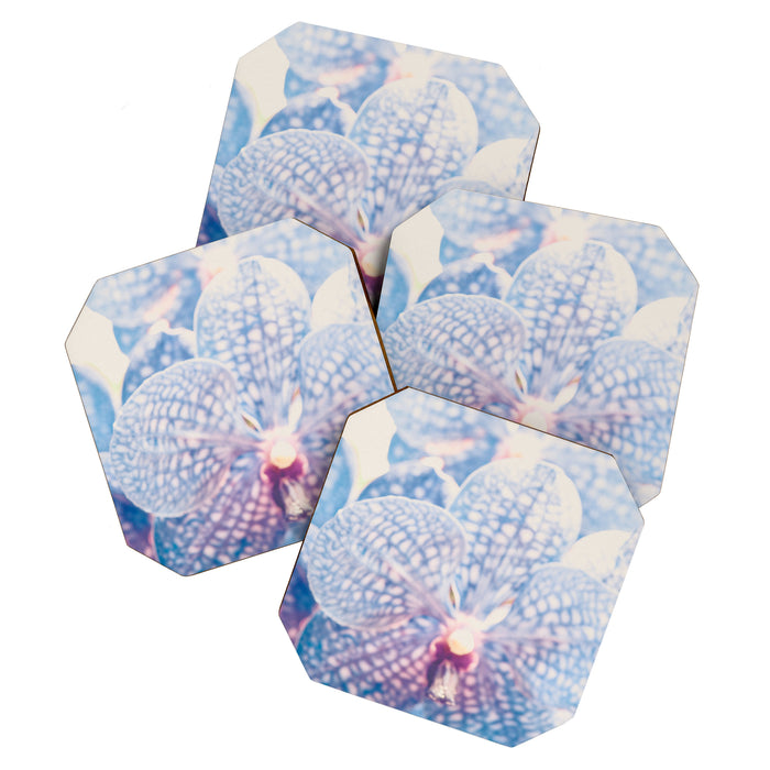 Abstract Orchid Flower Coaster Gallery Image 1
