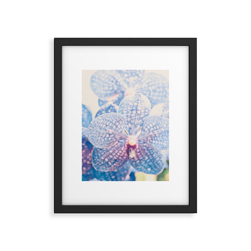 Abstract Orchid Flower Framed Art Print Gallery Image 5
