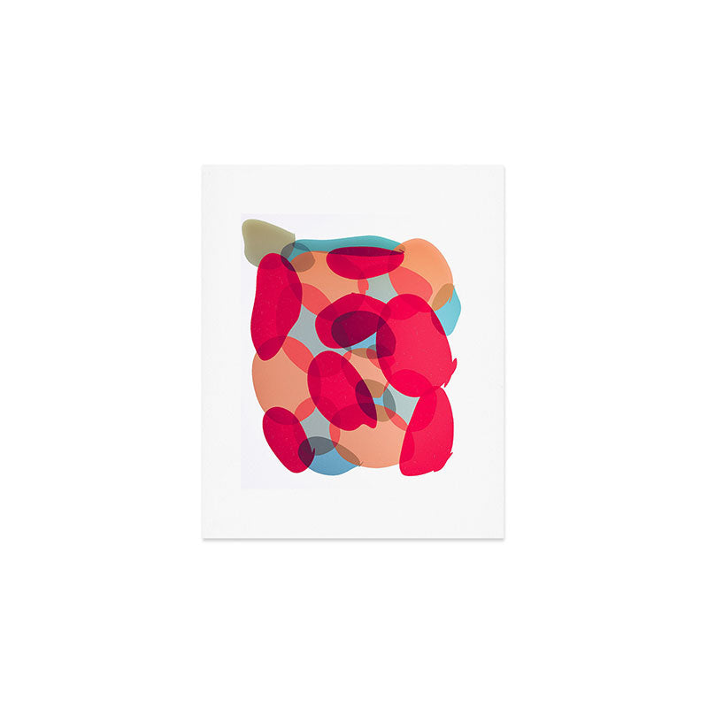 Abstract Soft Shapes #6 Art Print Gallery Image 1