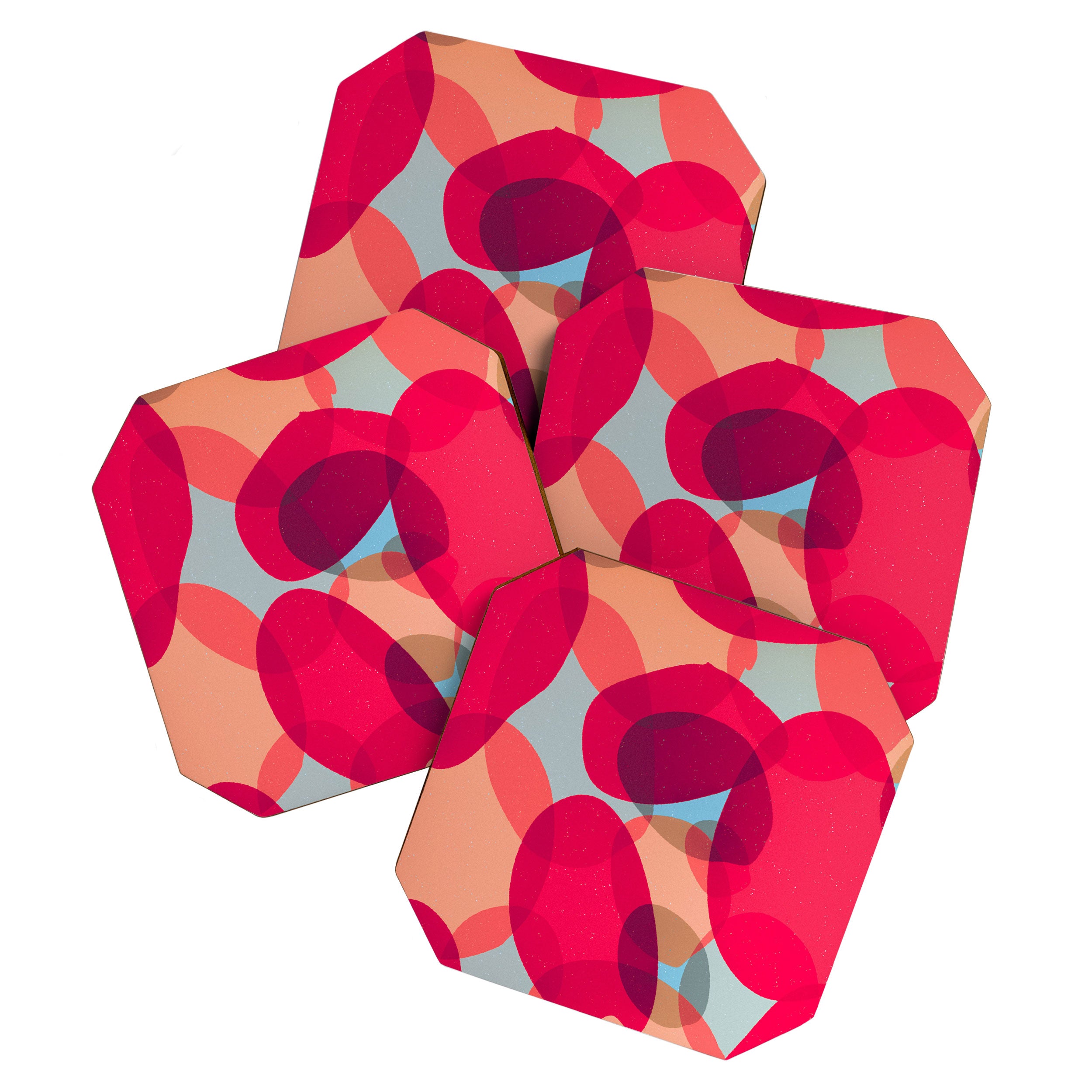 Abstract Soft Shapes #6 Coaster Gallery Image 1