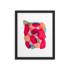 Abstract Soft Shapes #6 Framed Art Print Gallery Image 5