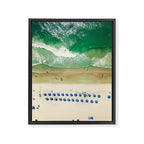 Aerial Beach 2 Framed Canvas Print Gallery Image 6