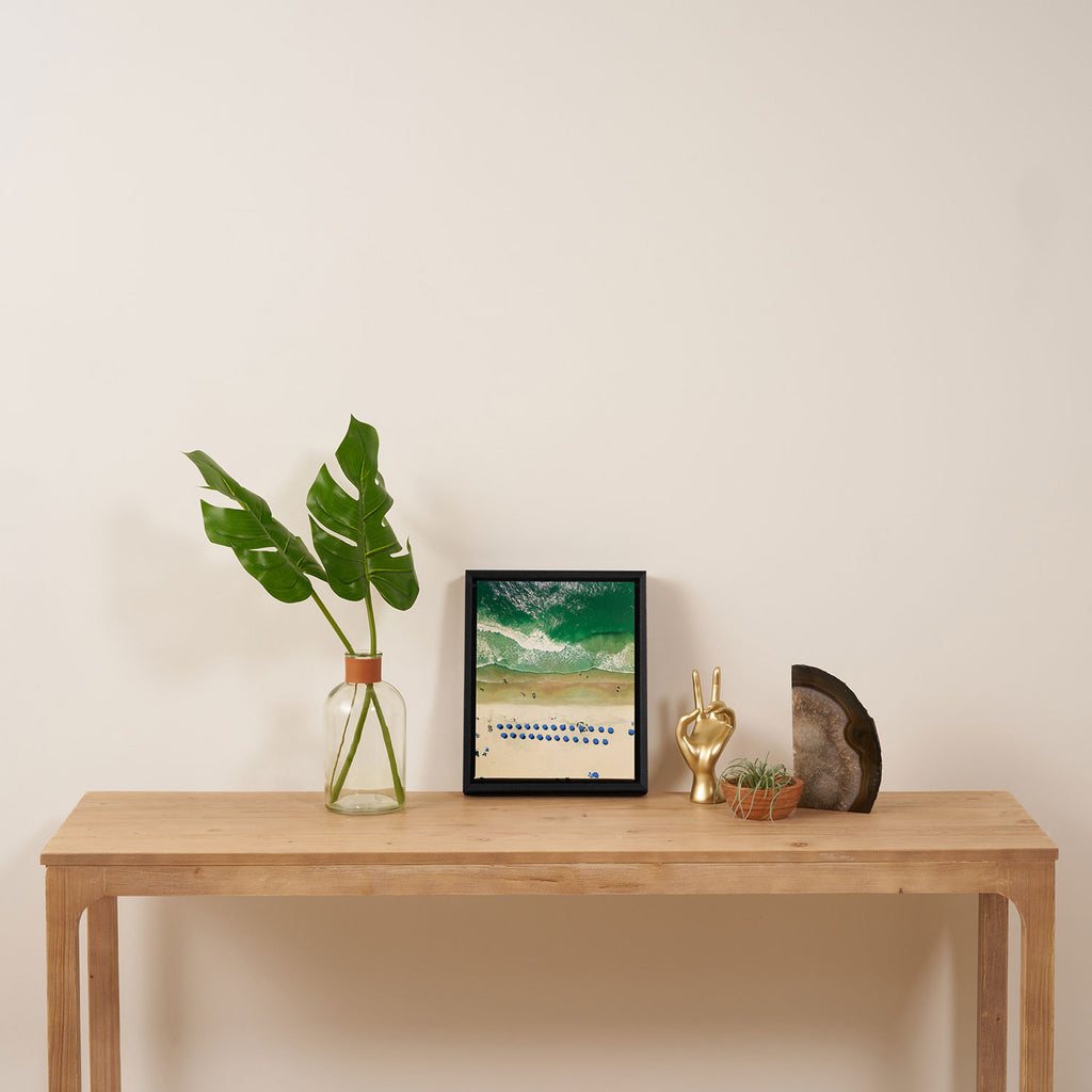 Aerial Beach 2 Framed Canvas Print Gallery Image 4