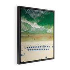 Aerial Beach 2 Framed Canvas Print Gallery Image 2