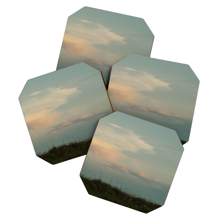 After Sunset - Nature Photograph travel photography modern minimal Coaster Gallery Image 1
