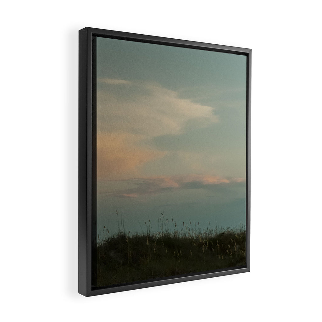 After Sunset - Nature Photograph travel photography modern minimal Framed Canvas Print Gallery Image 2