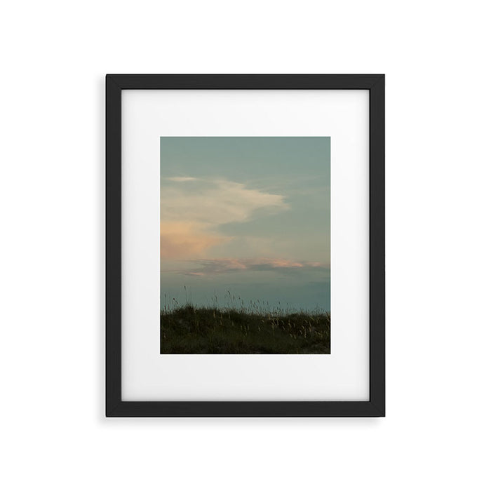 After Sunset - Nature Photograph travel photography modern minimal Framed Art Print Gallery Image 1