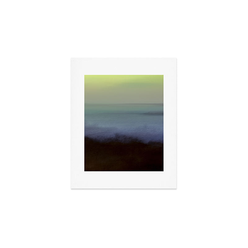 aurora borealis - abstract nature photograph square art Art Print Gallery Image 1