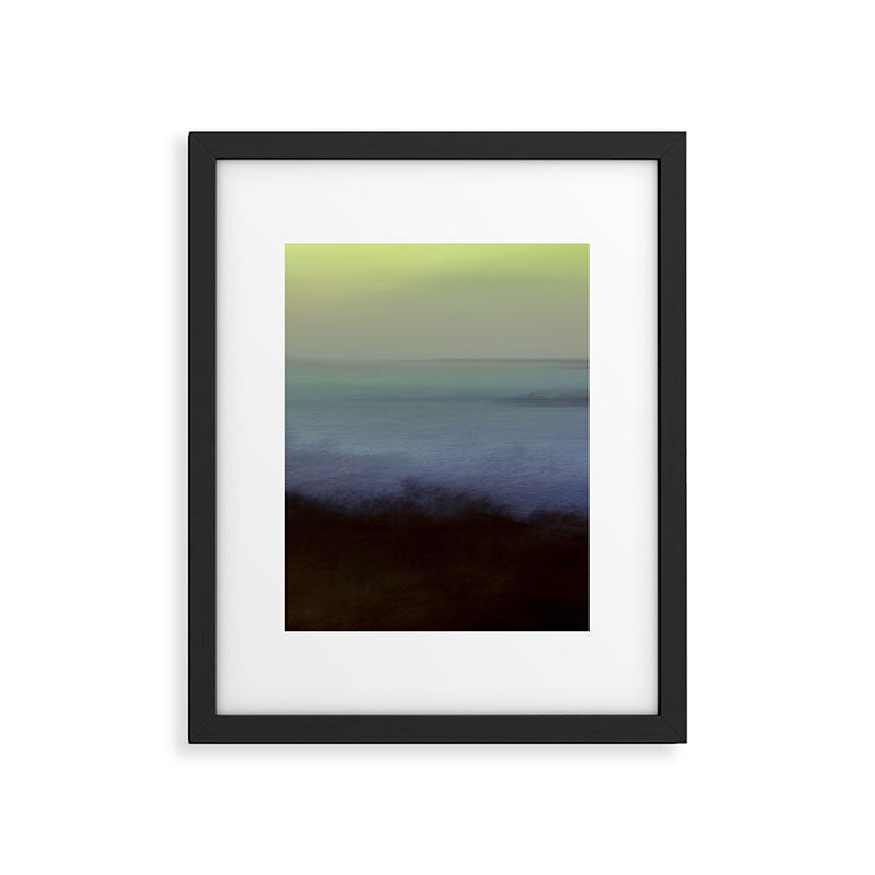aurora borealis - abstract nature photograph square art Framed Art Print Gallery Image 6