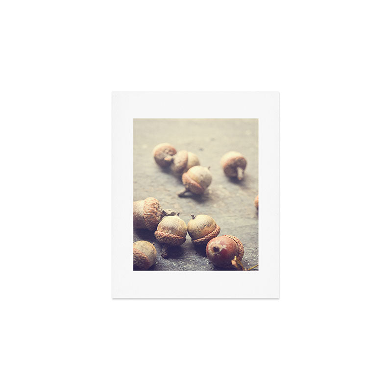 Autumn Acorns Art Print Gallery Image 1