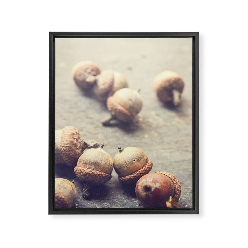 Autumn Acorns Framed Canvas Print Gallery Image 6