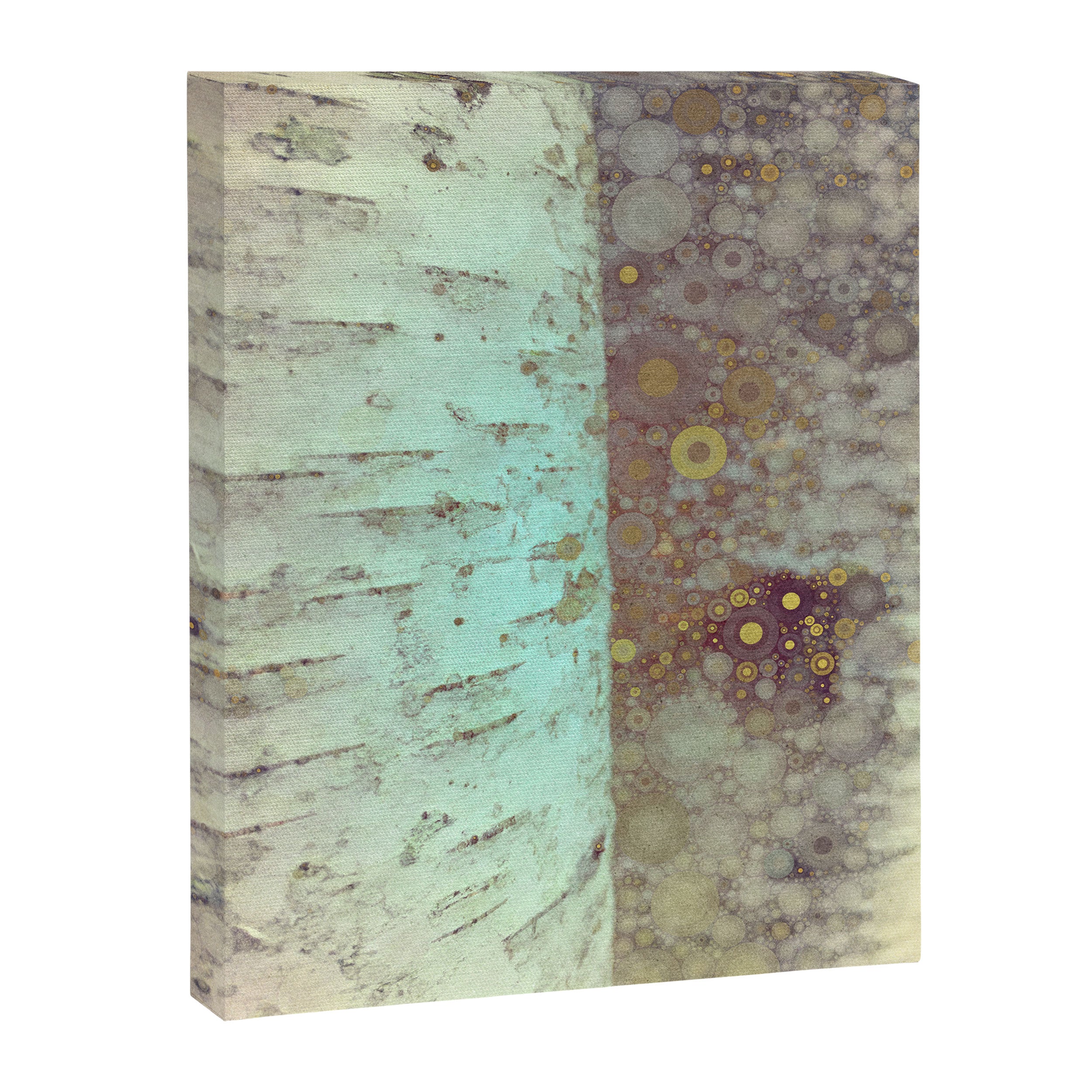 Autumn Birch Tree Abstract Canvas Print Gallery Image 6