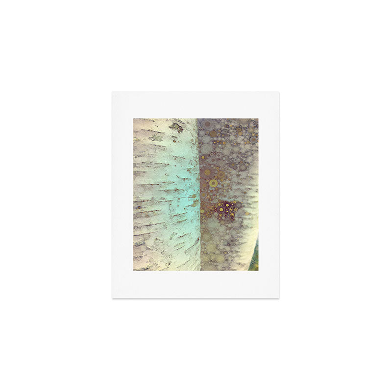 Autumn Birch Tree Abstract Art Print Gallery Image 1
