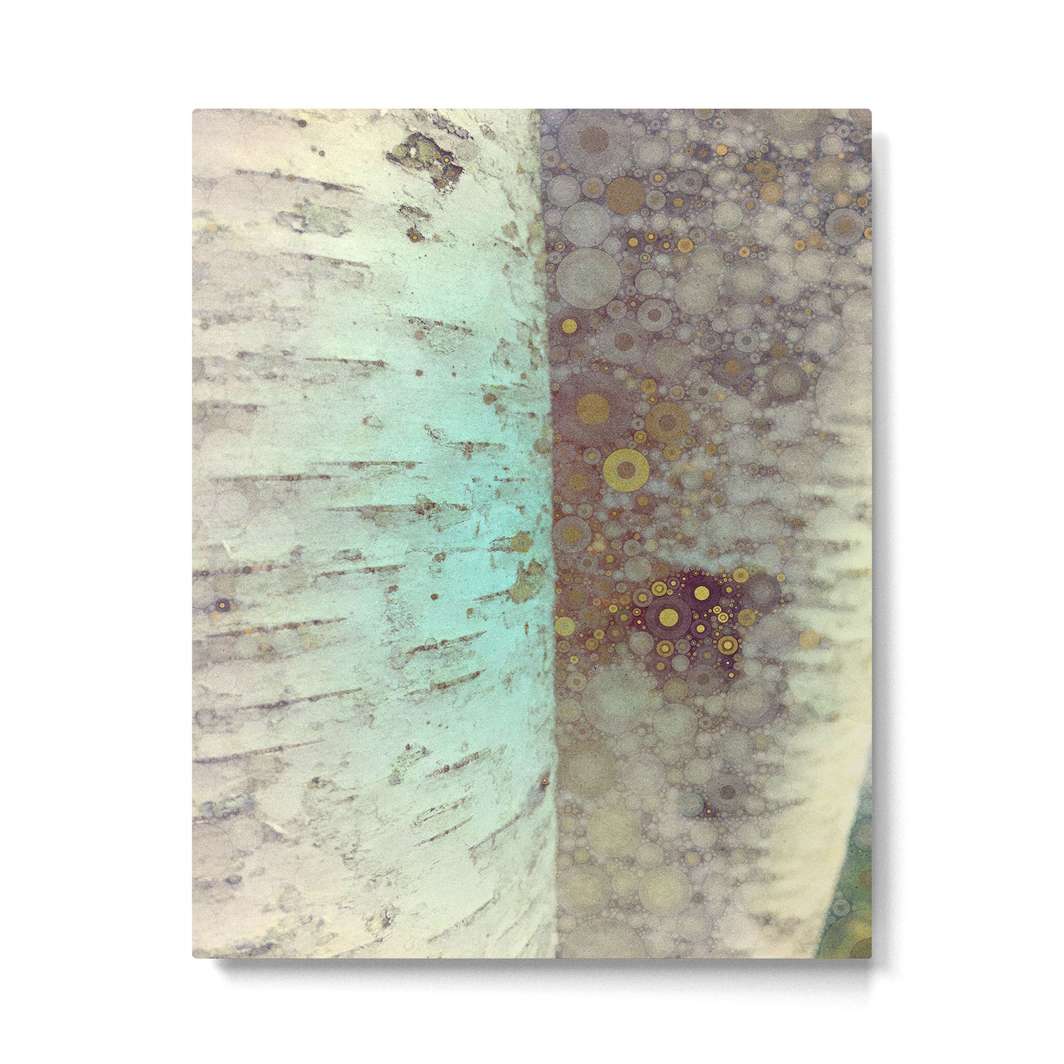 Autumn Birch Tree Abstract Metal Print Gallery Image 4