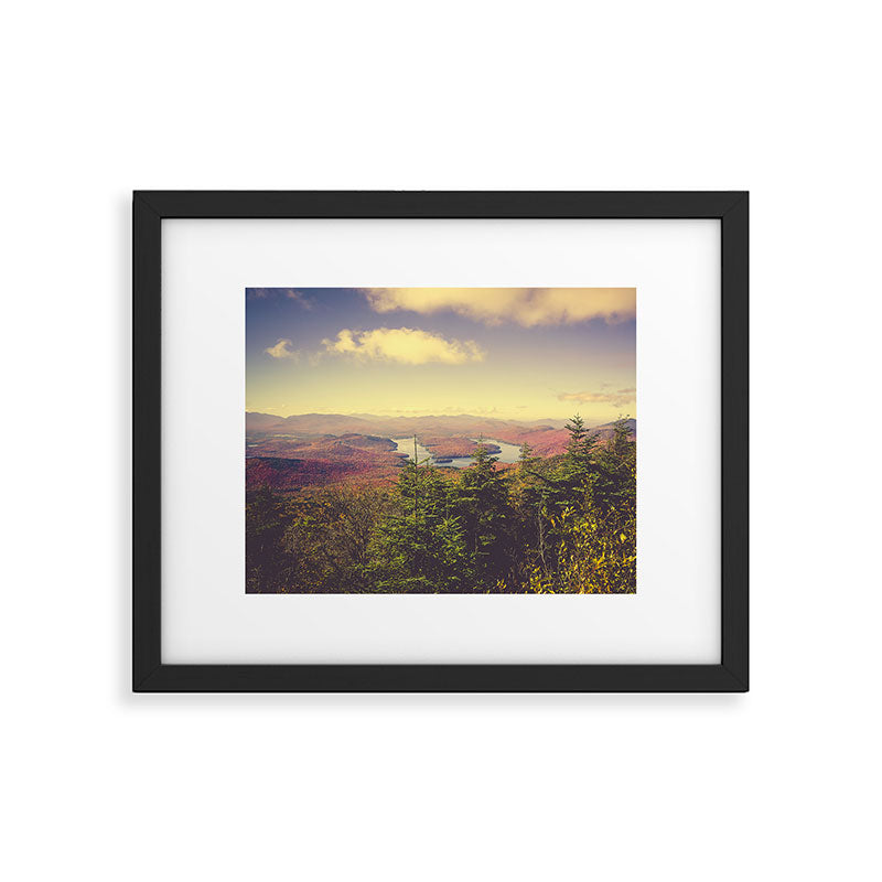 Autumn in the Adirondack Mountains landscape travel photography Framed Art Print Gallery Image 5