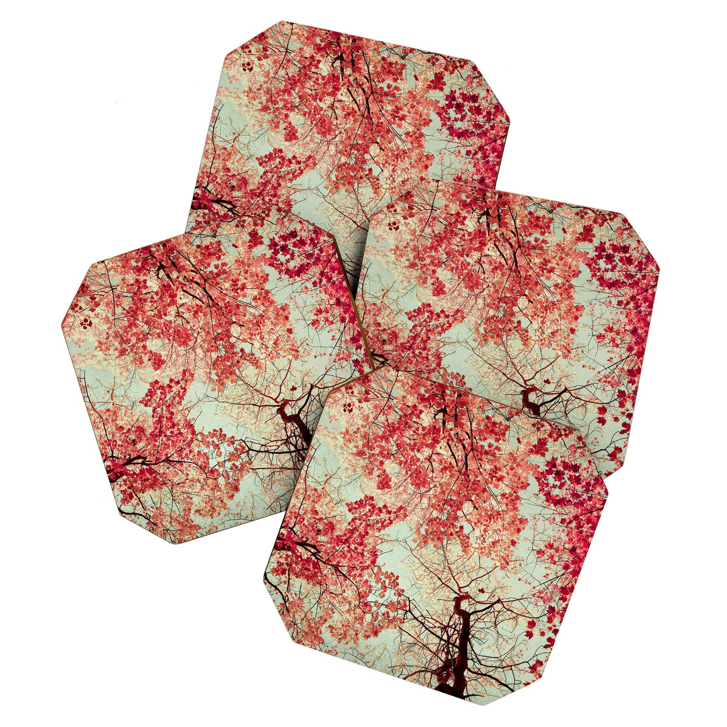 Autumn Inkblot Coaster Gallery Image 1