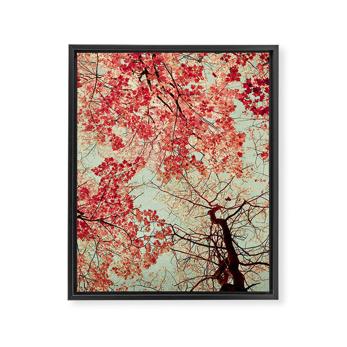Autumn Inkblot Framed Canvas Print Gallery Image 1