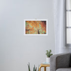 Autumn Inkblot - Yellow Art Print Gallery Image 3