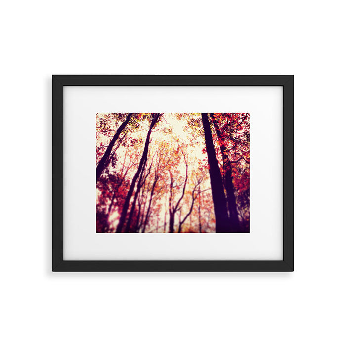 Autumn Red Framed Art Print Gallery Image 1