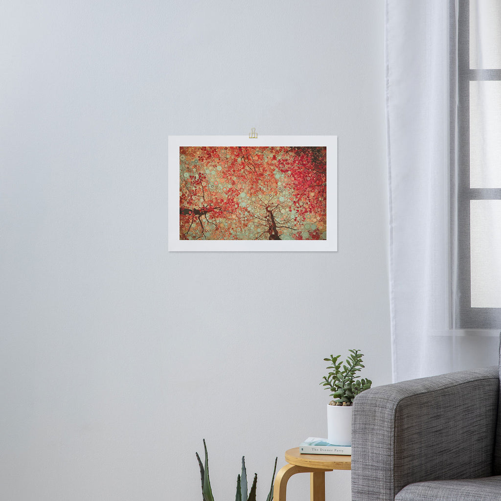 Autumn Reds Art Print Gallery Image 3