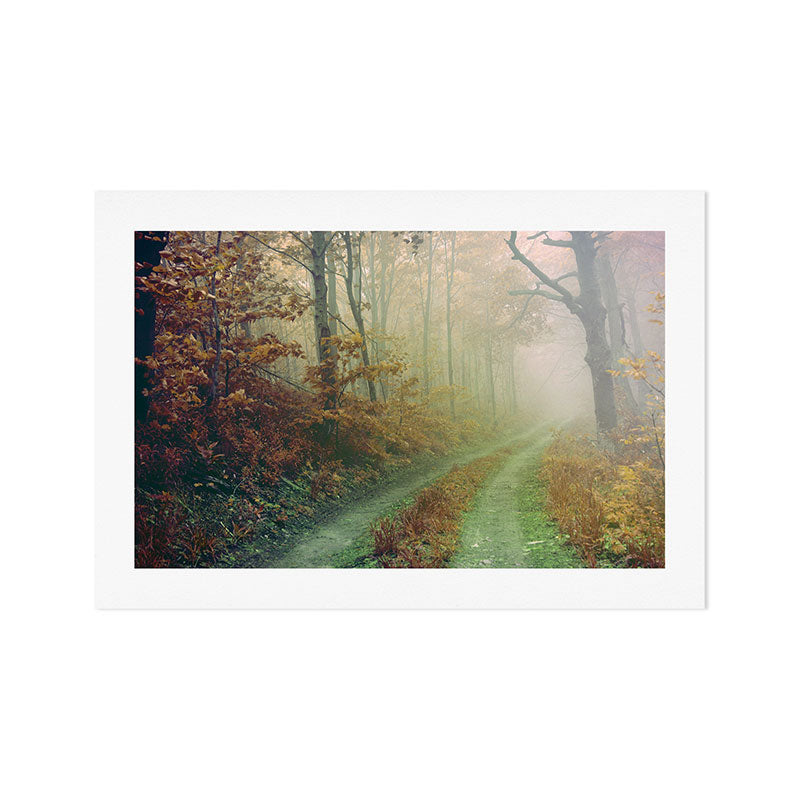 Autumn Road Art Print Gallery Image 1