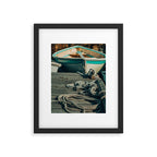 Autumn Travels in Maine, Camden Harbor Row Boat Framed Art Print Gallery Image 5