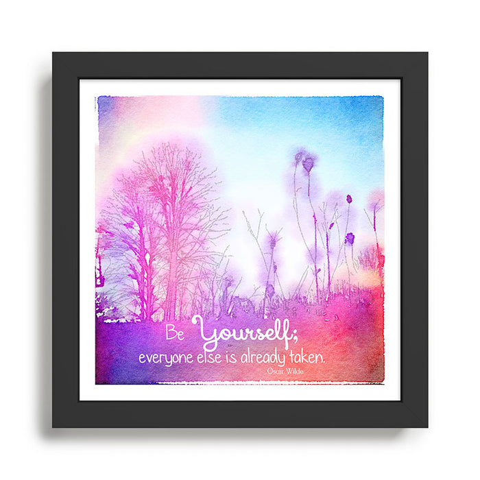 Be Yourself Framed Art Print Gallery Image 1