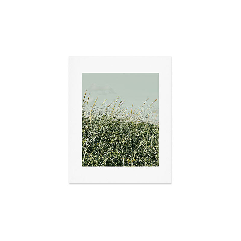 Beach Day aqua mint green beach decor Art Print Gallery Image 1