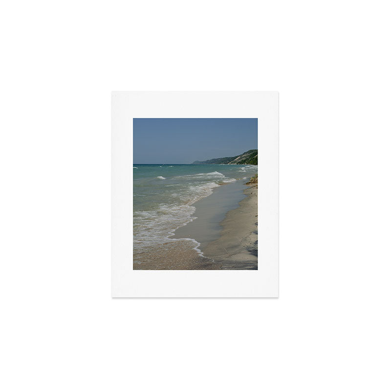 Beach Day - Lake Michigan nature travel photography Art Print Gallery Image 1