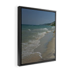 Beach Day - Lake Michigan nature travel photography Framed Canvas Print Gallery Image 2