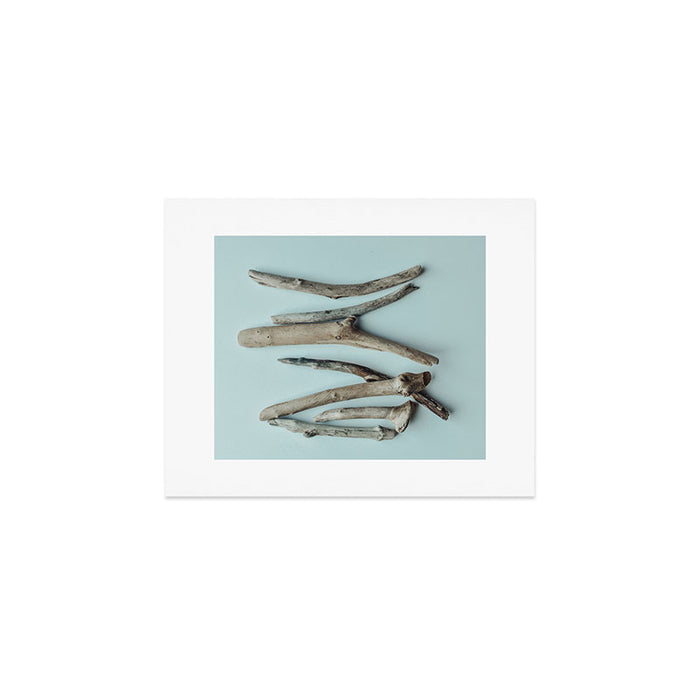 Beach Driftwood x Minimalist still life photograph Art Print Gallery Image 1