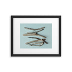 Beach Driftwood x Minimalist still life photograph Framed Art Print Gallery Image 5