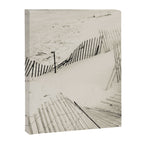 beach fence no. 7 - sea ocean nature photography  Canvas Print Gallery Image 6
