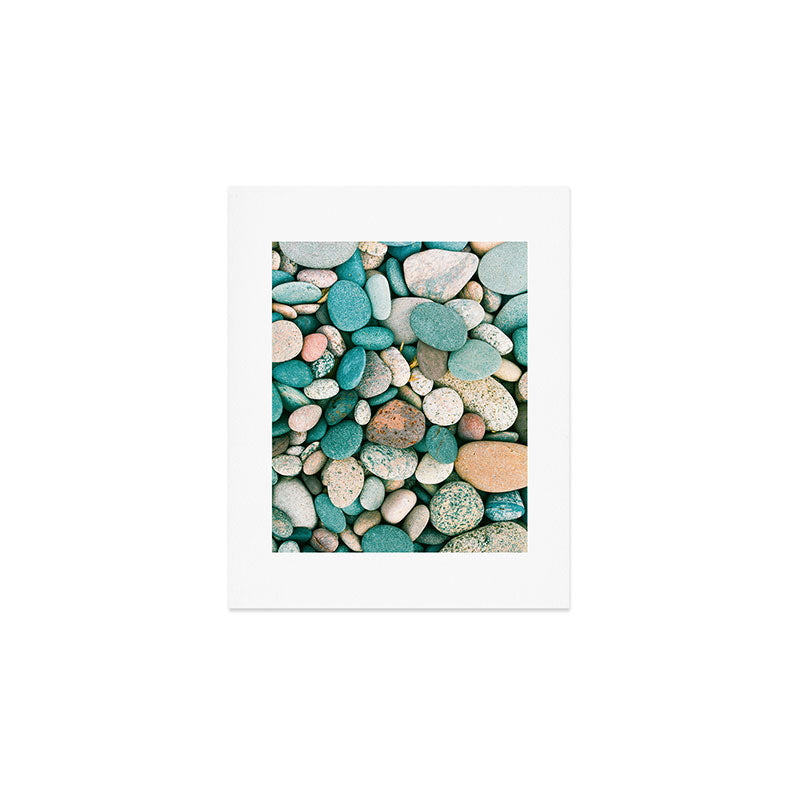 Beach Stones Art Print Gallery Image 1