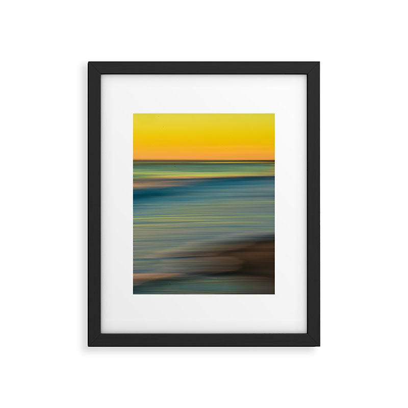 Beach Sunset Love Framed Art Print Gallery Image 5
