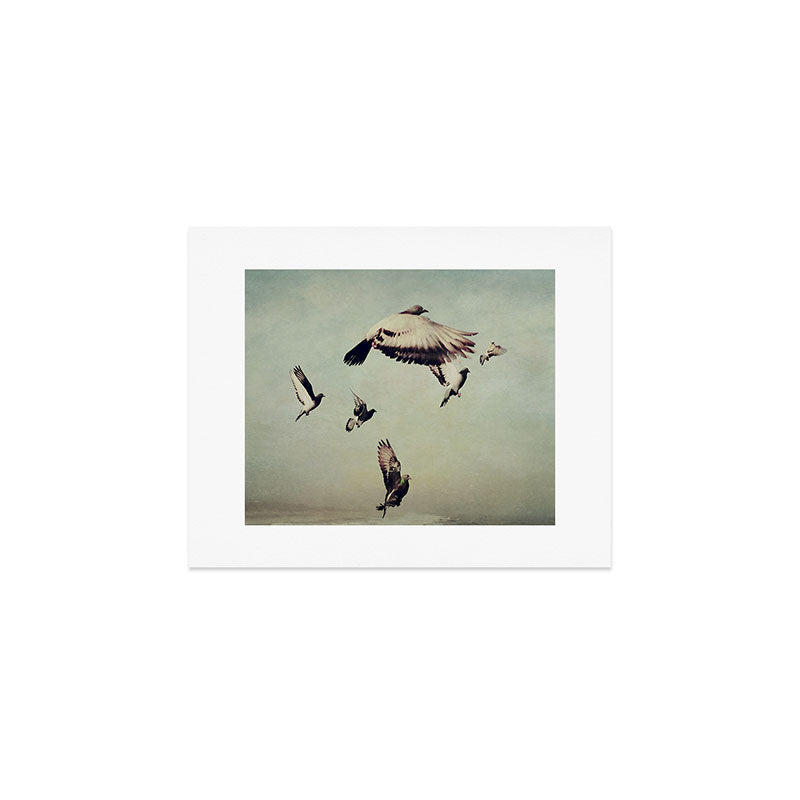 Birds in Flight - beautiful nature photograph Art Print Gallery Image 1