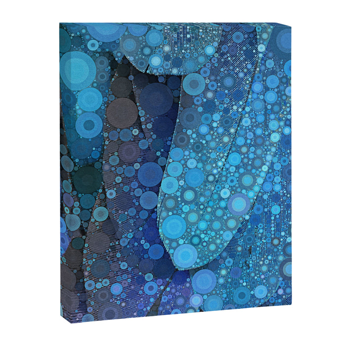 Blue Feathers Canvas Print Gallery Image 1