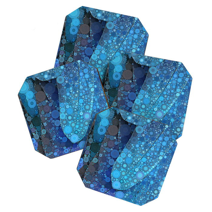 Blue Feathers Coaster Gallery Image 1