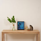 Blue Feathers Framed Canvas Print Gallery Image 4
