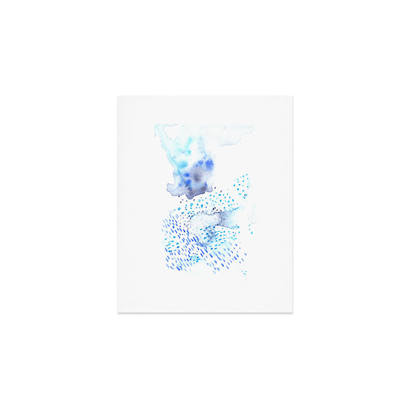 Blue Water Art Print Gallery Image 1