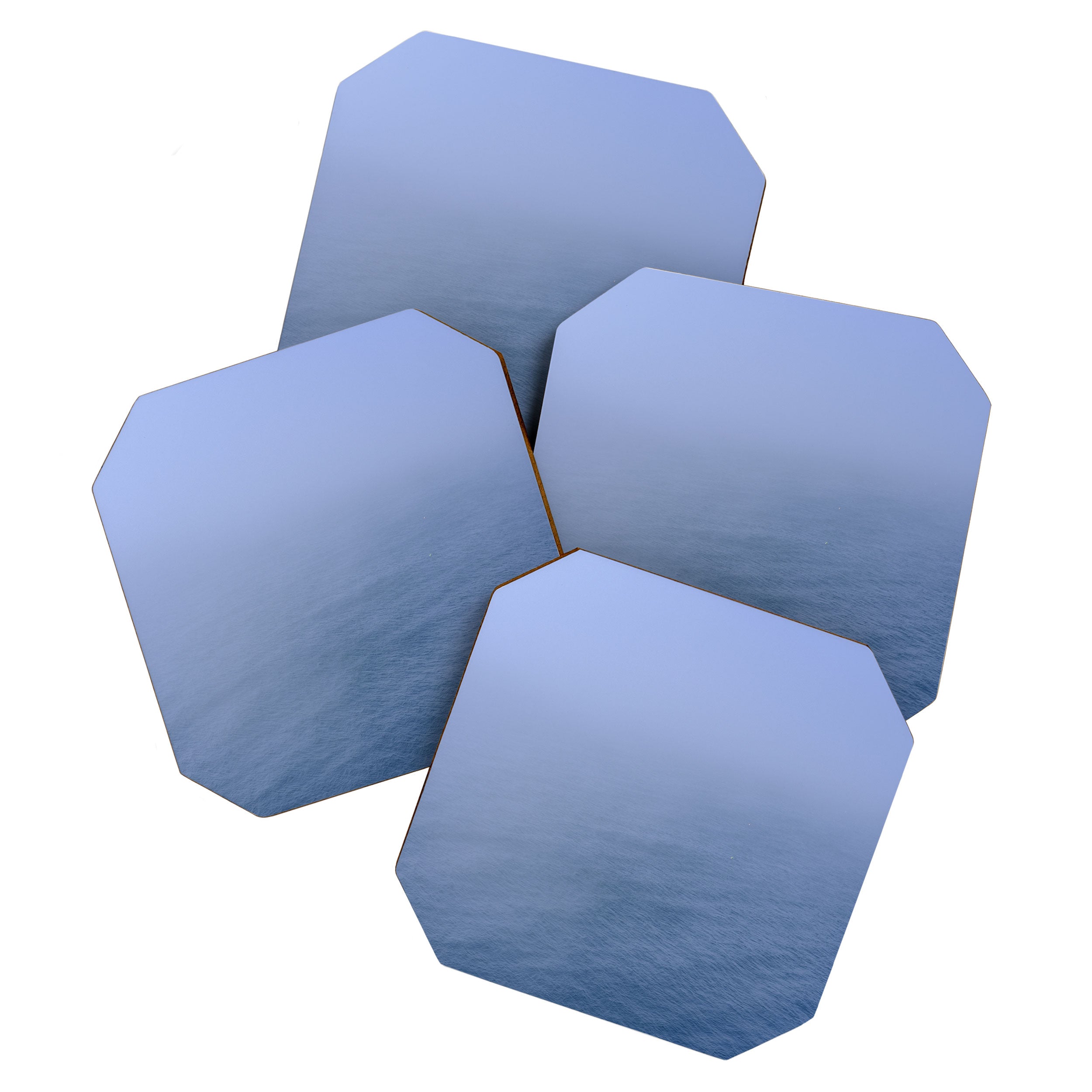 blue water - modern seascape ocean photograph Coaster Gallery Image 1