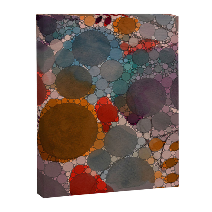 Bold Dreams - colorful red abstract happy art Canvas Print Gallery Image 1