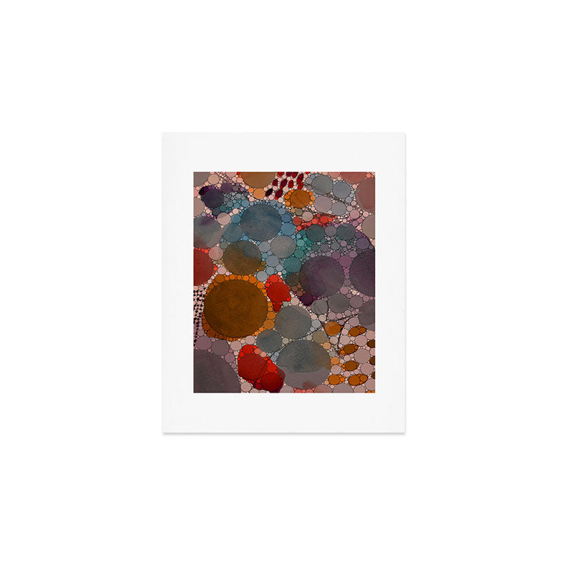 Bold Dreams - colorful red abstract happy art Art Print Gallery Image 1