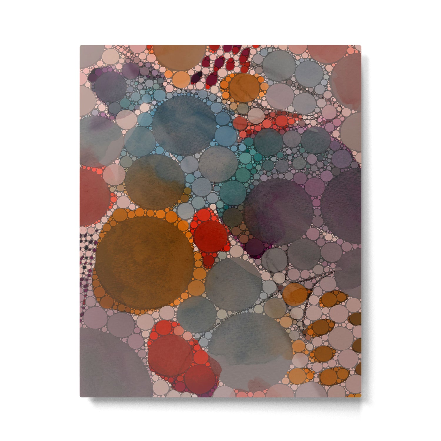 Bold Dreams - colorful red abstract happy art Metal Print Gallery Image 4