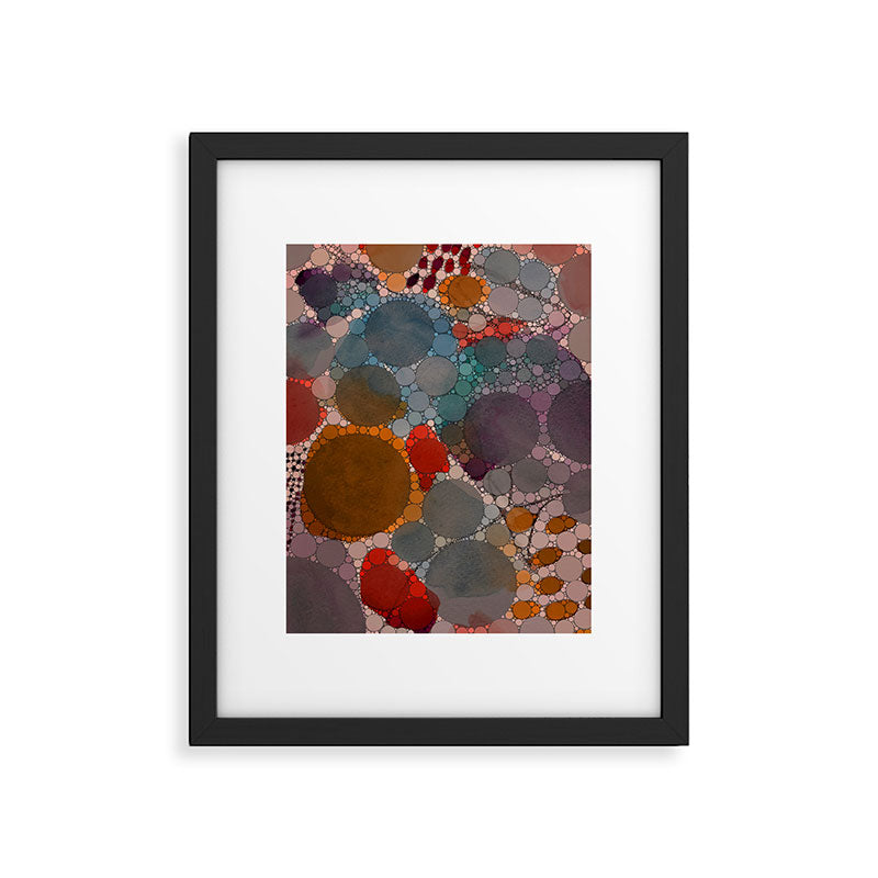 Bold Dreams - colorful red abstract happy art Framed Art Print Gallery Image 5