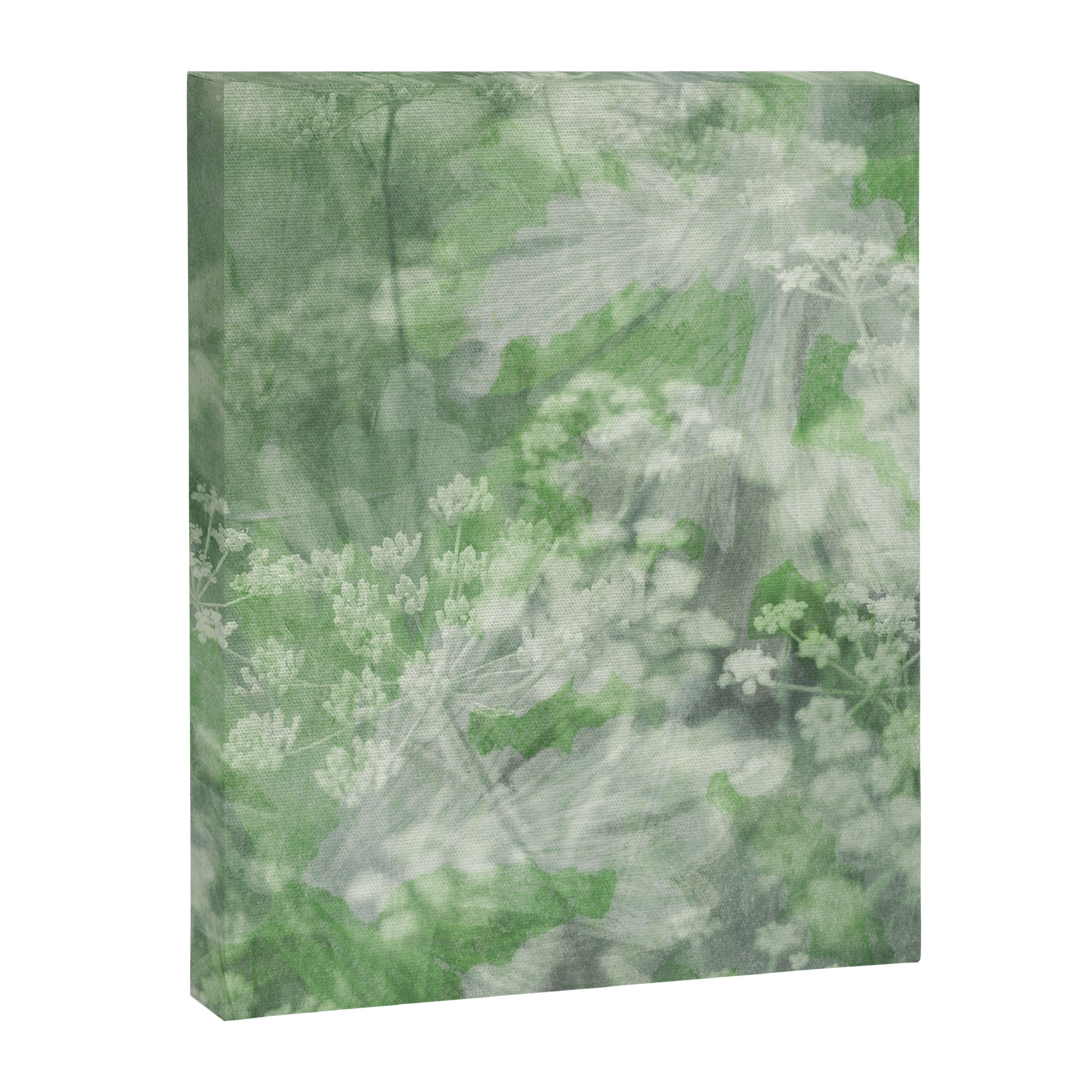 botanical abstract 101 - green double exposure floral Canvas Print Gallery Image 6