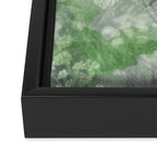 botanical abstract 101 - green double exposure floral Framed Canvas Print Gallery Image 3