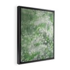 botanical abstract 101 - green double exposure floral Framed Canvas Print Gallery Image 2