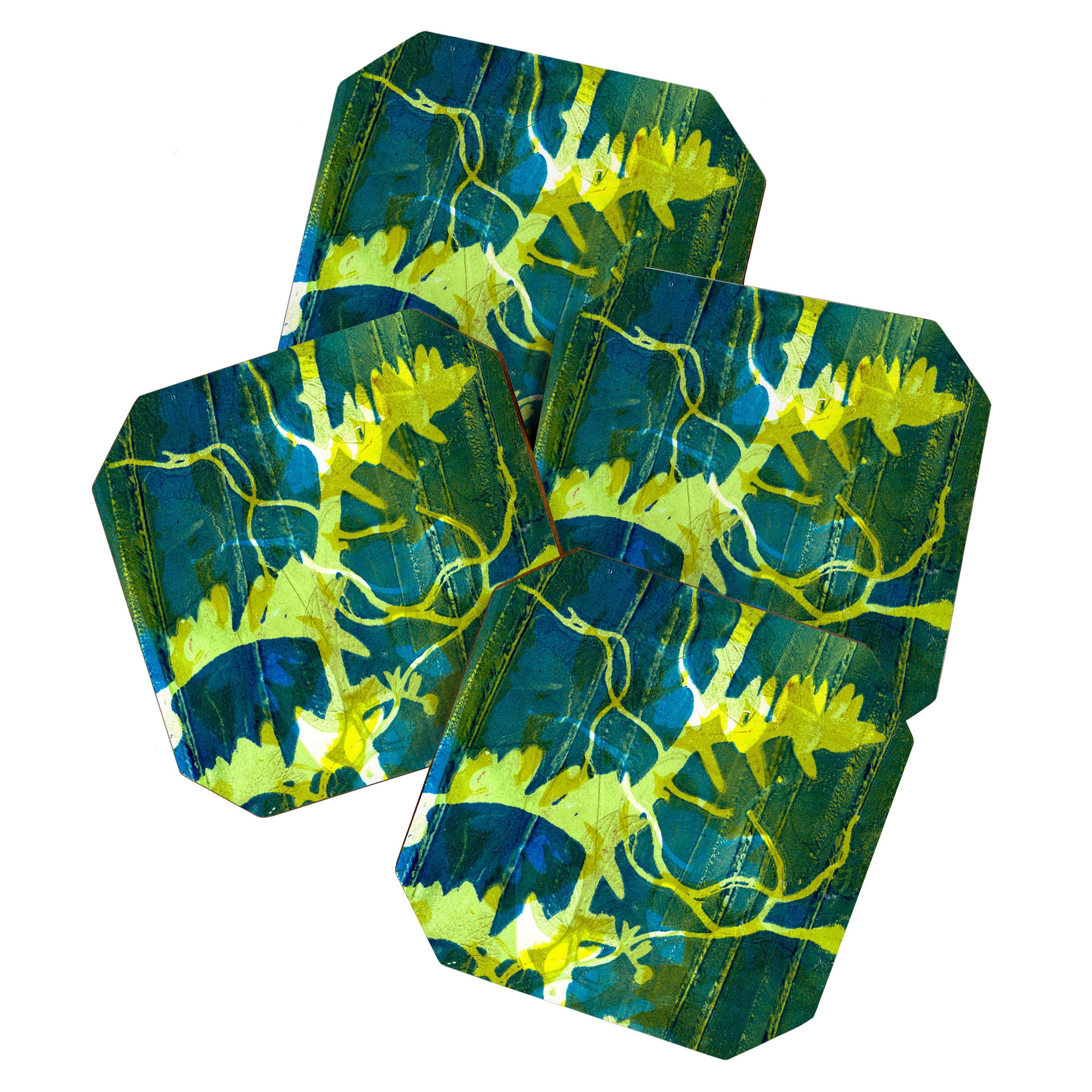 Botanical Mono Print 2 Coaster Gallery Image 1