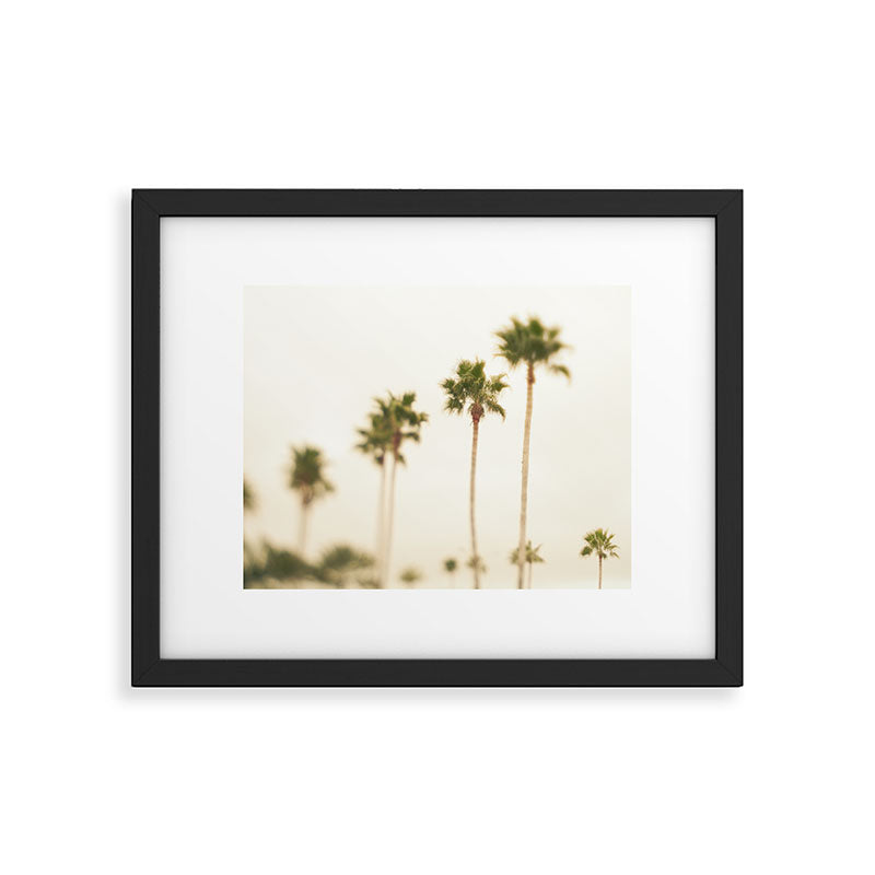 Boulevard Palm Trees Framed Art Print Gallery Image 5